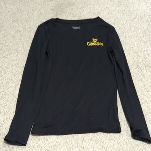 Guinness Black and Gold Long Sleeve Tee